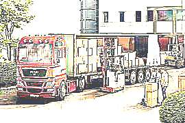 Транспортировка товаров (фото)