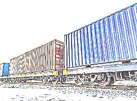 Перевозка по железной дороге (фото)