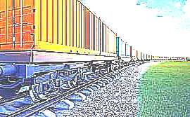 Доставка грузов жд транспортом (рисунок)