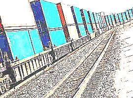 Доставка по железной дороге (рисунок)