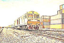 Железнодорожные перевозки (рисунок)